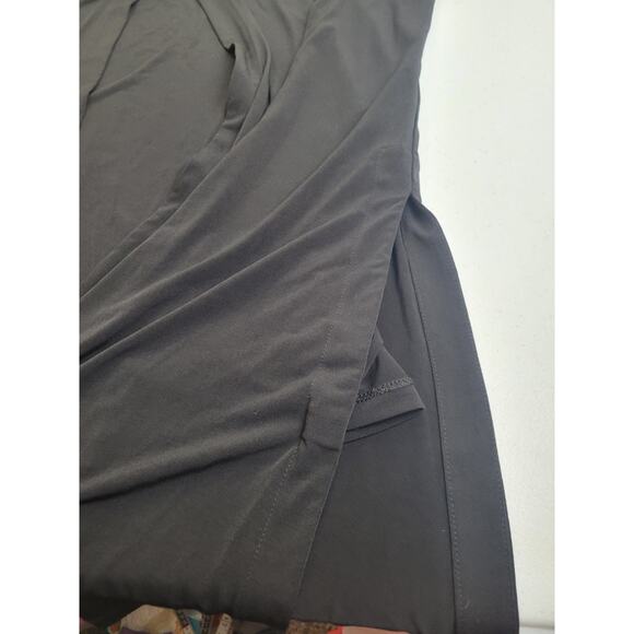 Susan Graver Everyday Black Jacket Attached Casual Tunic Top Women's SIZE LP - Picture 13 of 16